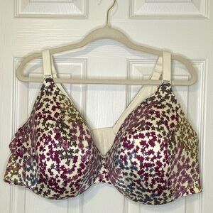 Lane Bryant lightly lined back smoother balconette bra, size 50DD.
